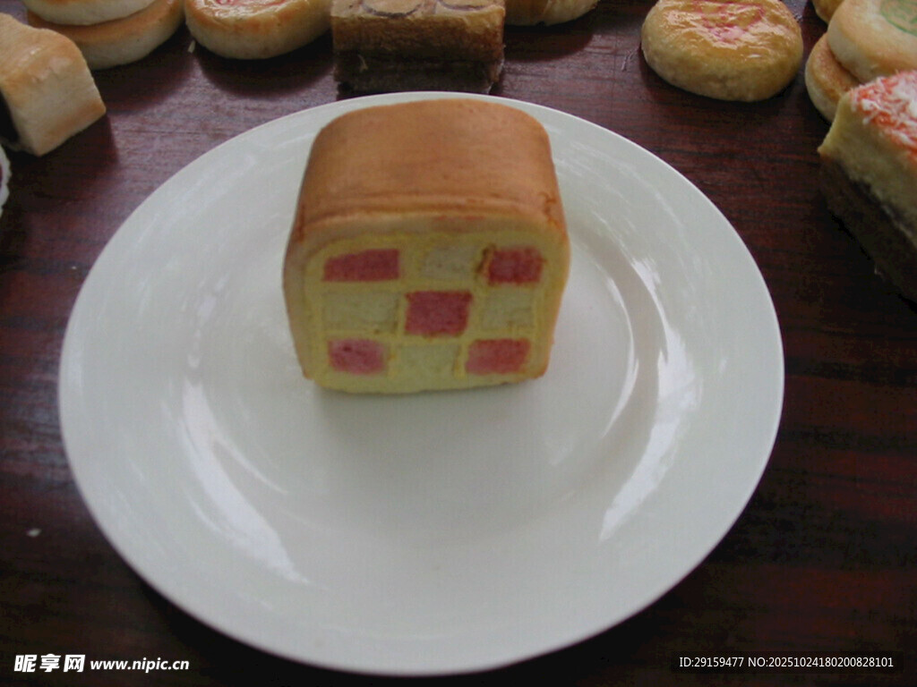 方格图案小蛋糕