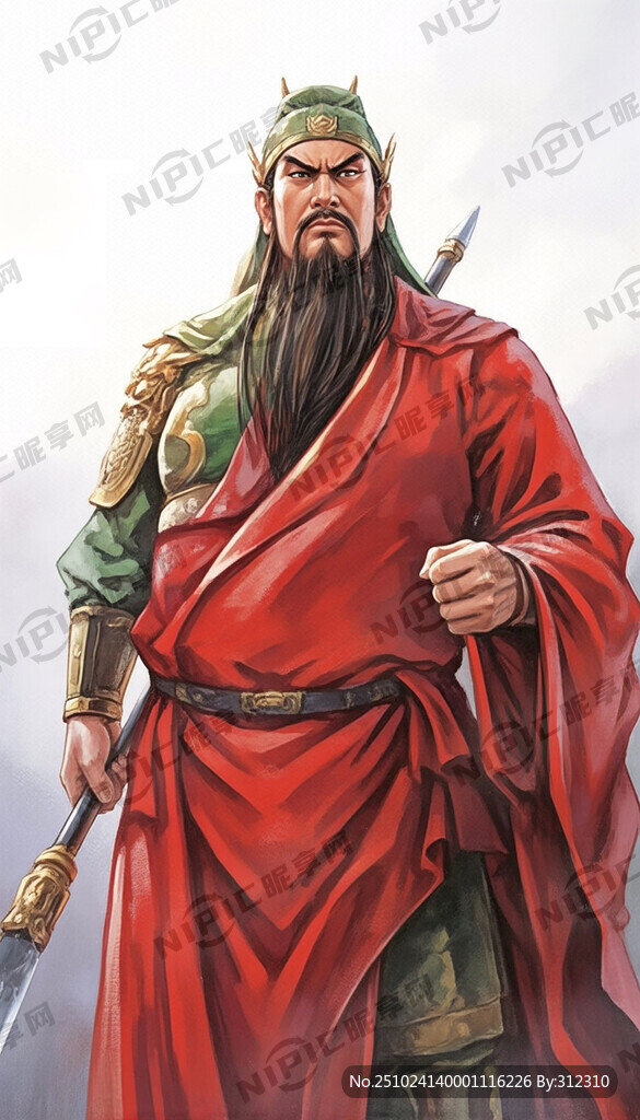 关公  红袍