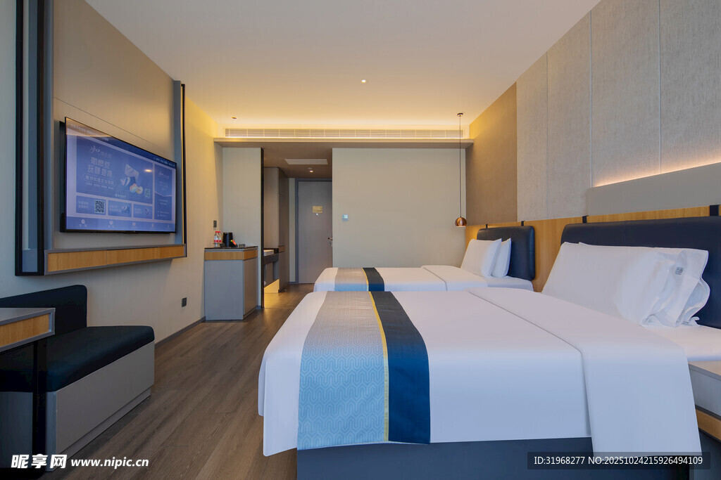 现代简约风格酒店客房