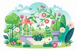 梦幻花园景观