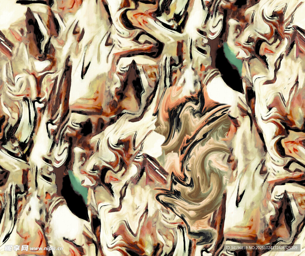 抽象动物图案纹理背景