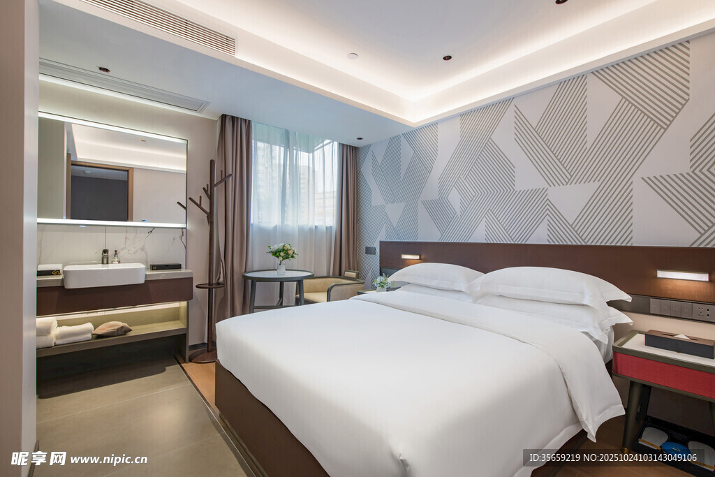 现代简约风格舒适酒店客房