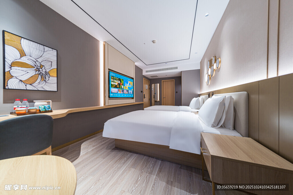 现代简约风格酒店客房