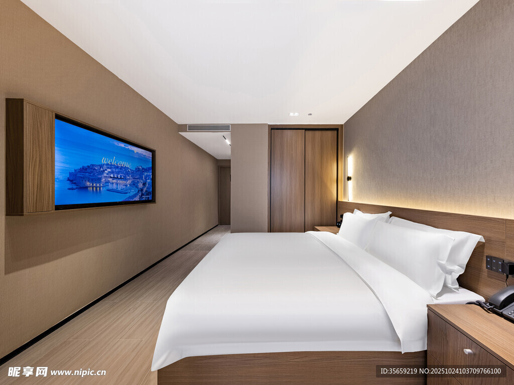 现代简约风格酒店客房