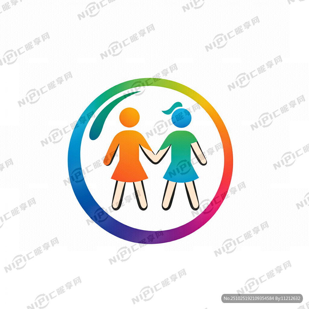 体艺节会徽 大圆 同心同德