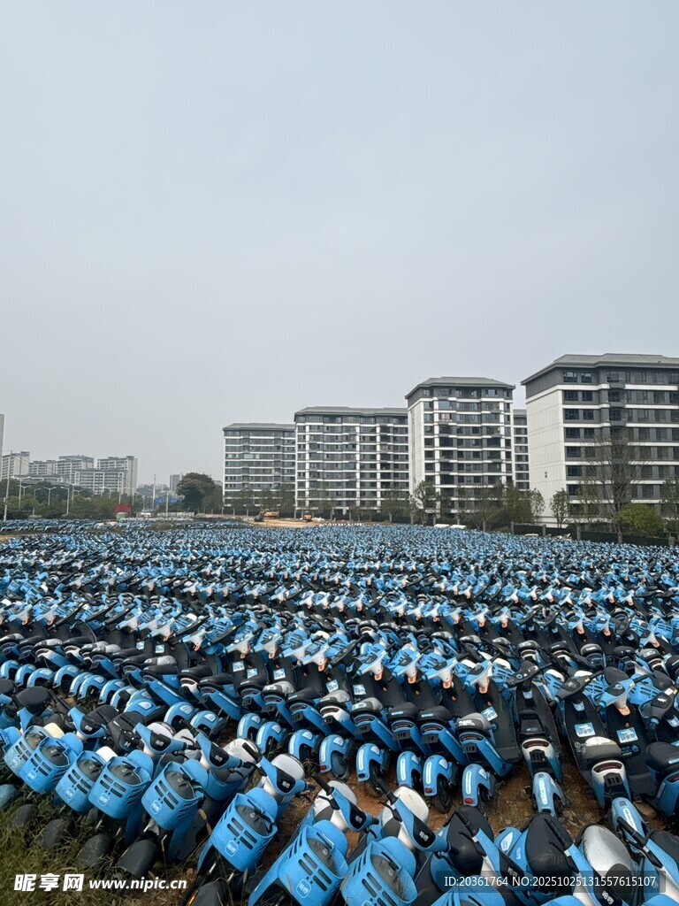 共享单车坟场 