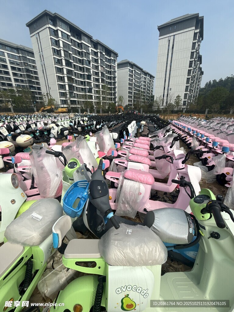 电动车停放场景