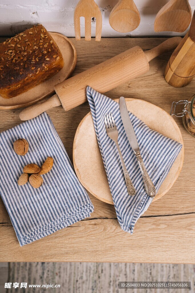 温馨厨房烘焙用品布置