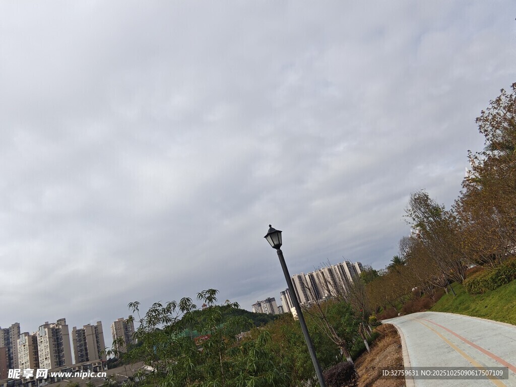 城市边的户外风景