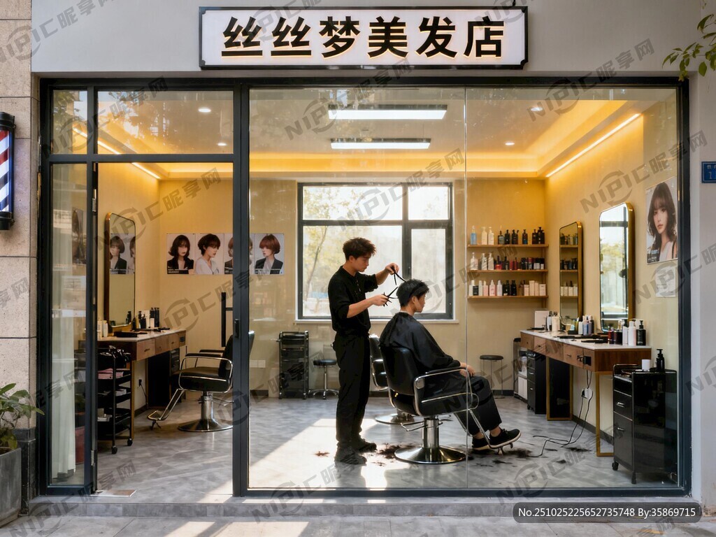 丝丝梦美发店图片