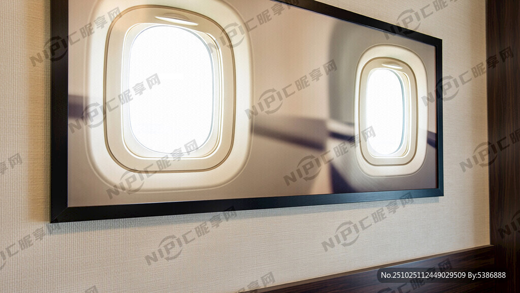 宾馆一面墙的宣传画 画面填内容