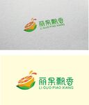 丽朵飘香品牌标志设计