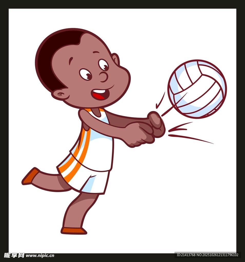 小男孩奋力接球瞬间