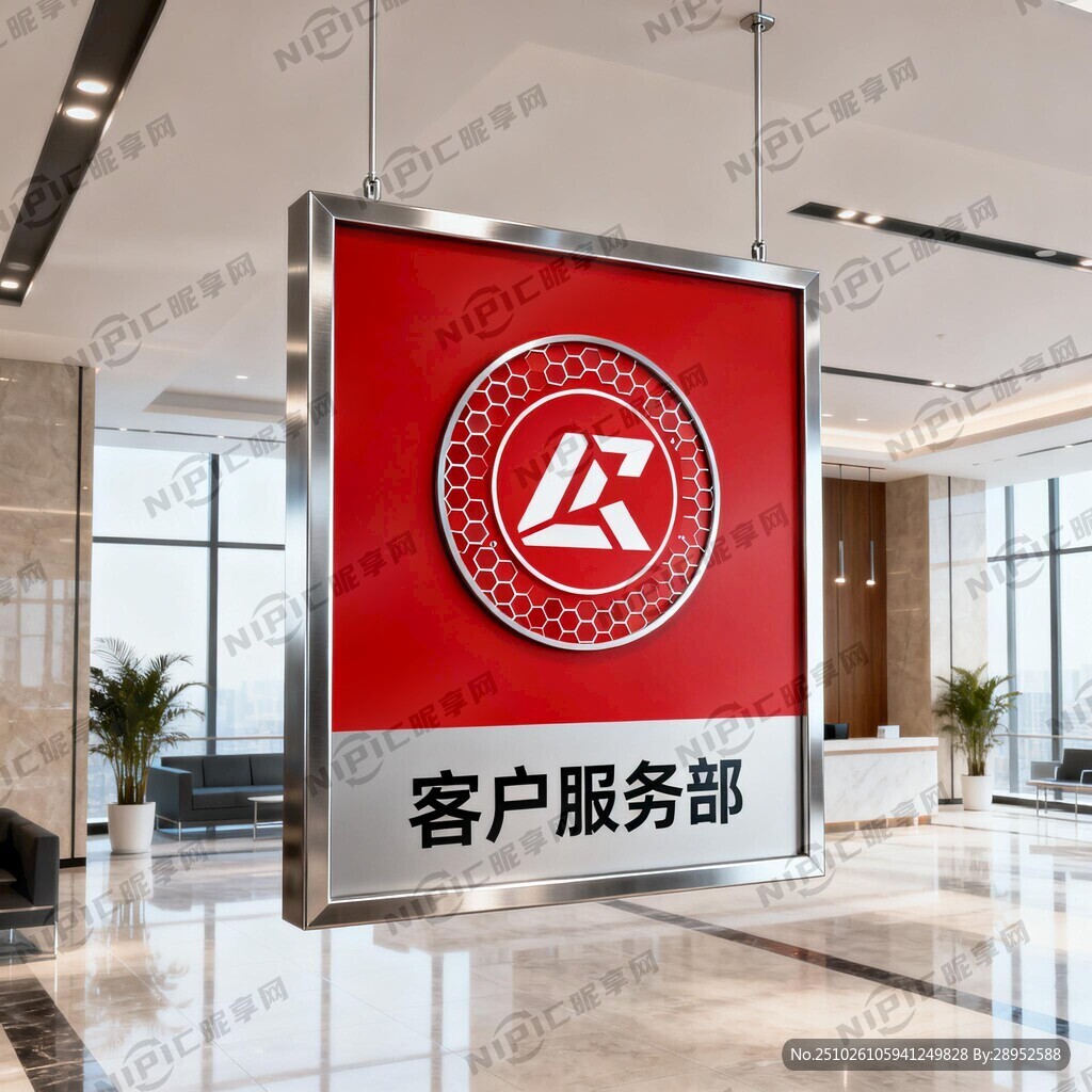 做一个吊牌 挂大厅的标识标牌