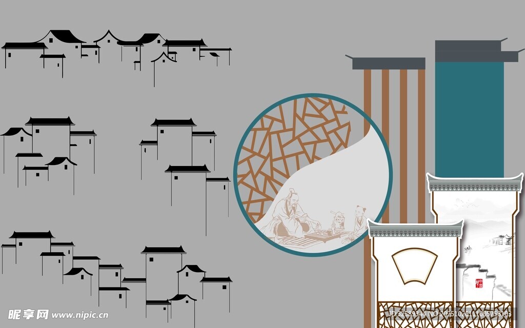 蚂蚁搬运粮食场景示意