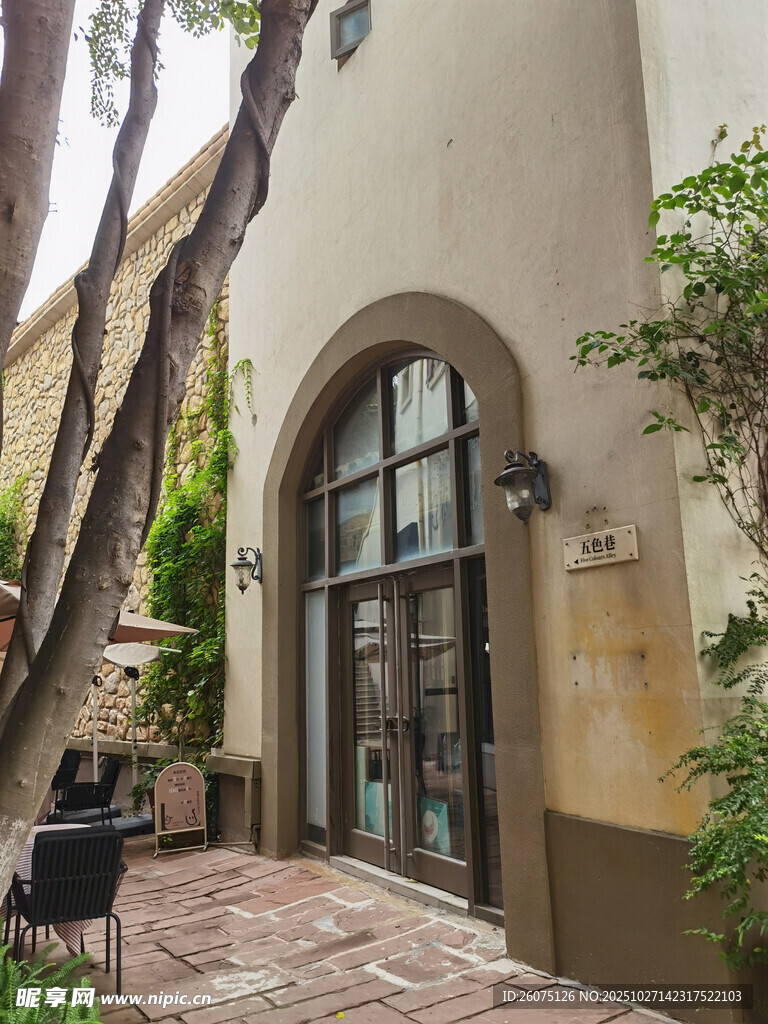 欧式庭院拱门景观