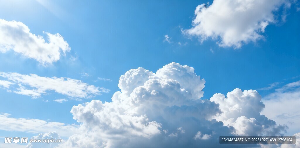 蓝天白云美景