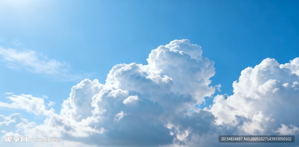 蓝天白云美景