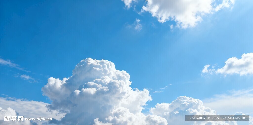 蓝天白云美景