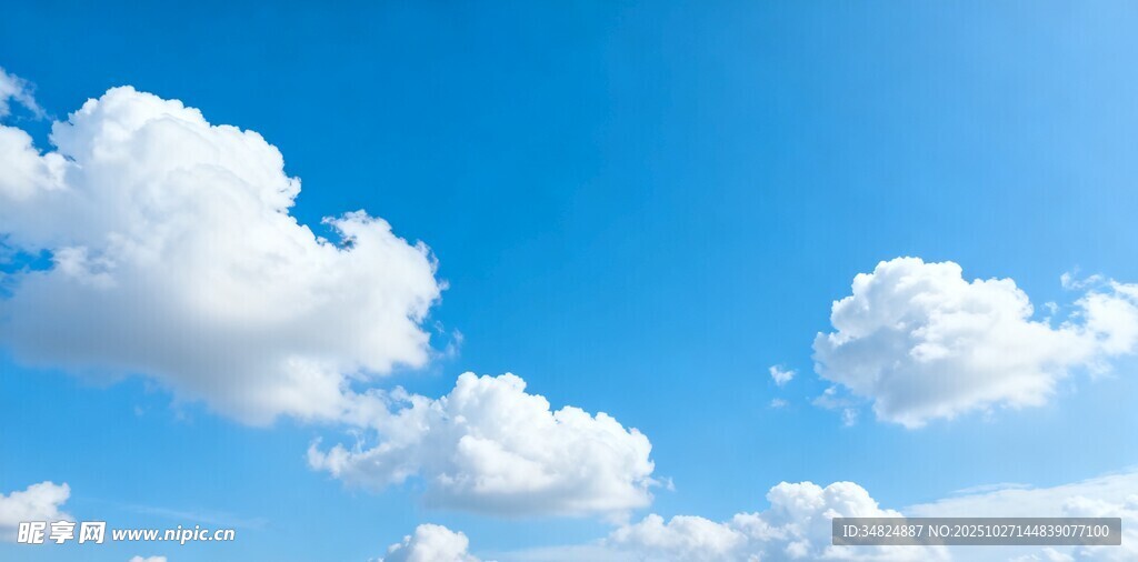 蓝天白云美景