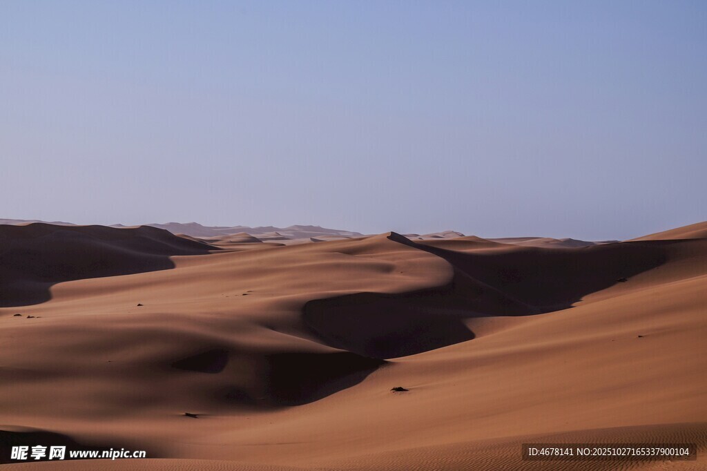 广袤沙漠景观