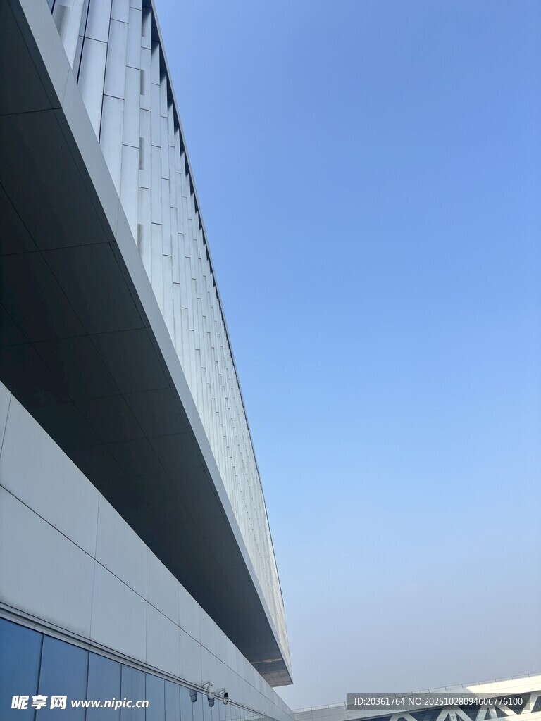 现代建筑外观特写