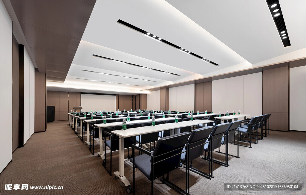 现代风格会议室场景