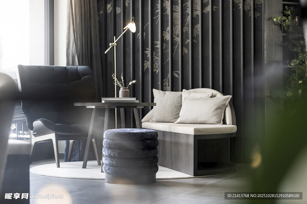 现代简约风格室内沙发场景