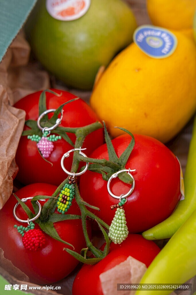 多彩新鲜蔬果组合