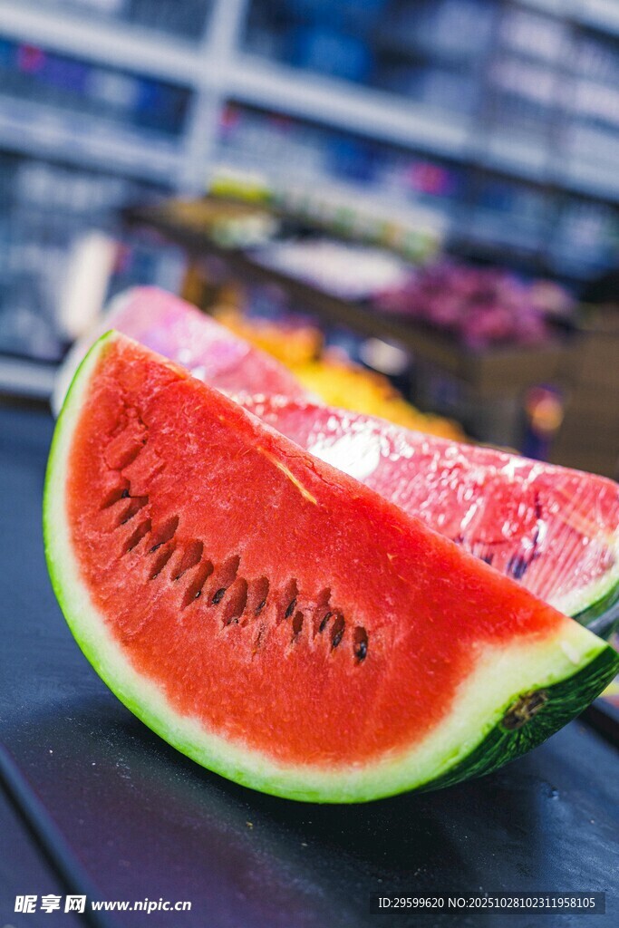 新鲜切片西瓜