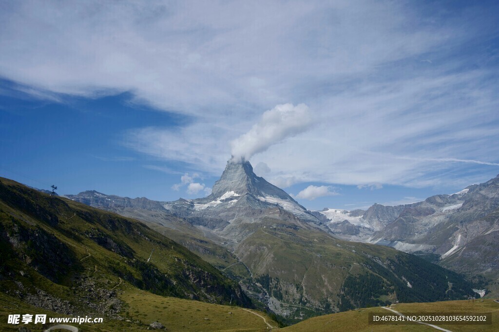 壮丽马特洪峰风光