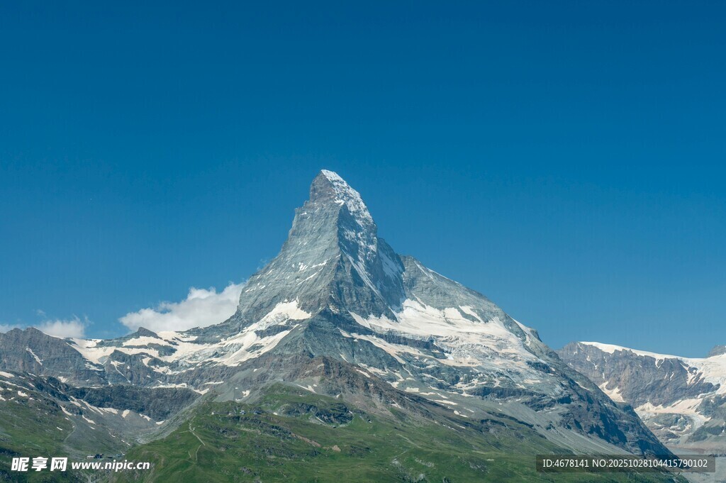 马特洪峰壮丽雪山景观