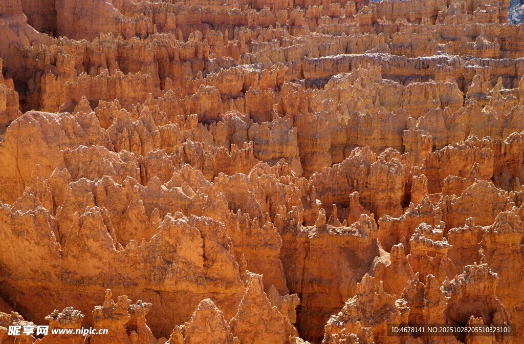 布莱斯峡谷独特岩柱景观