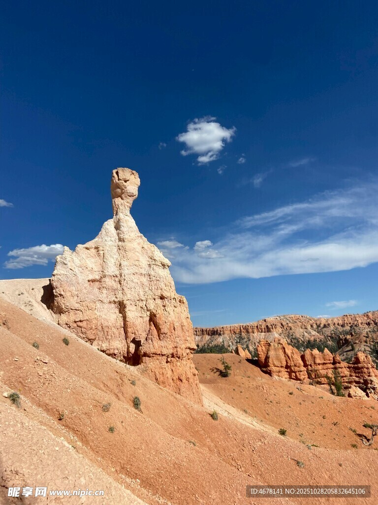 布莱斯峡谷独特岩石景观