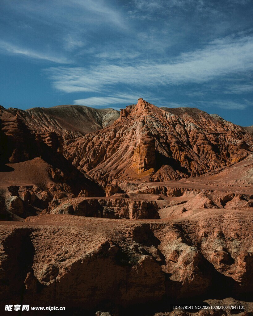 壮丽丹霞地貌景观