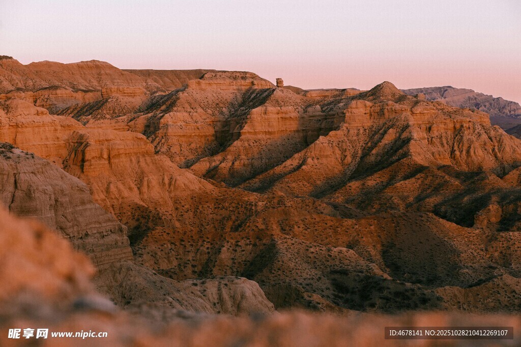壮丽丹霞地貌景观