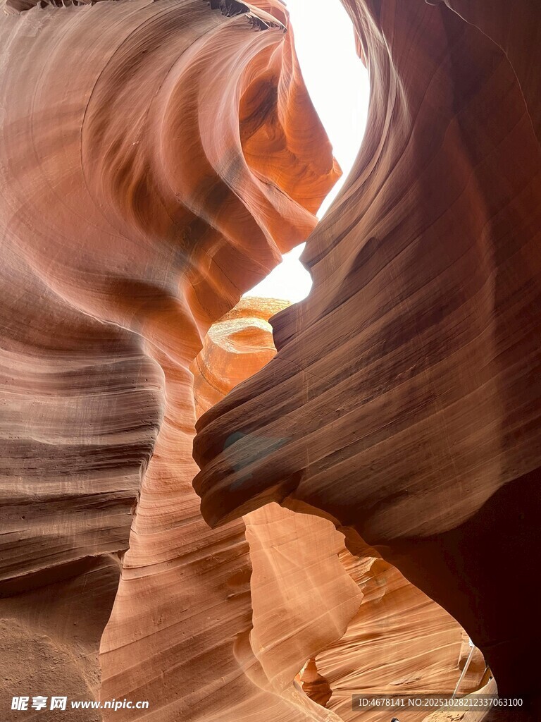 羚羊峡谷独特岩石纹理