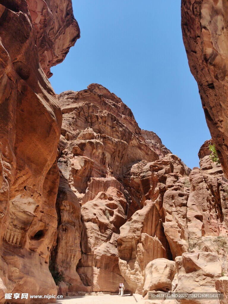 壮丽峡谷岩石景观