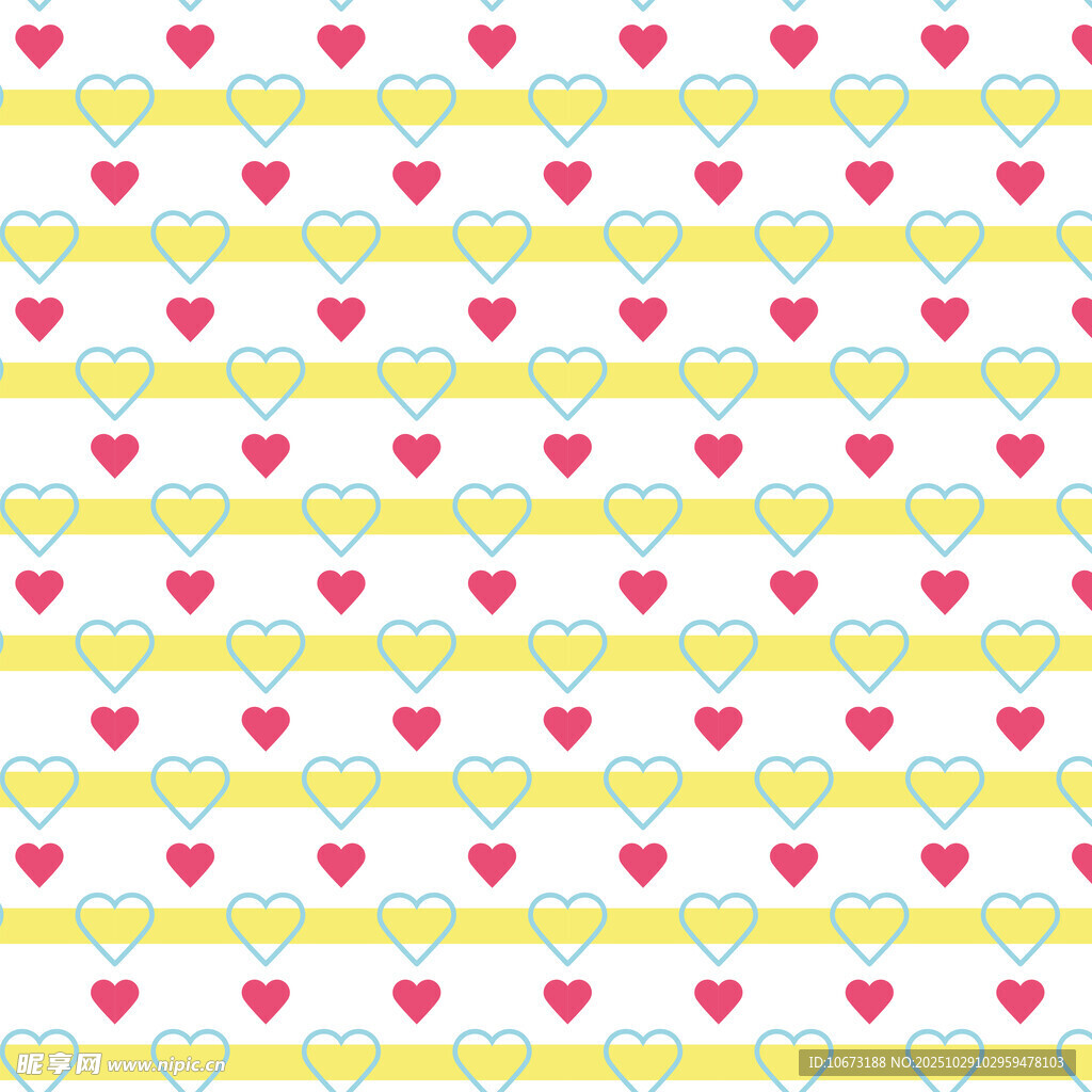 爱心条纹图案背景