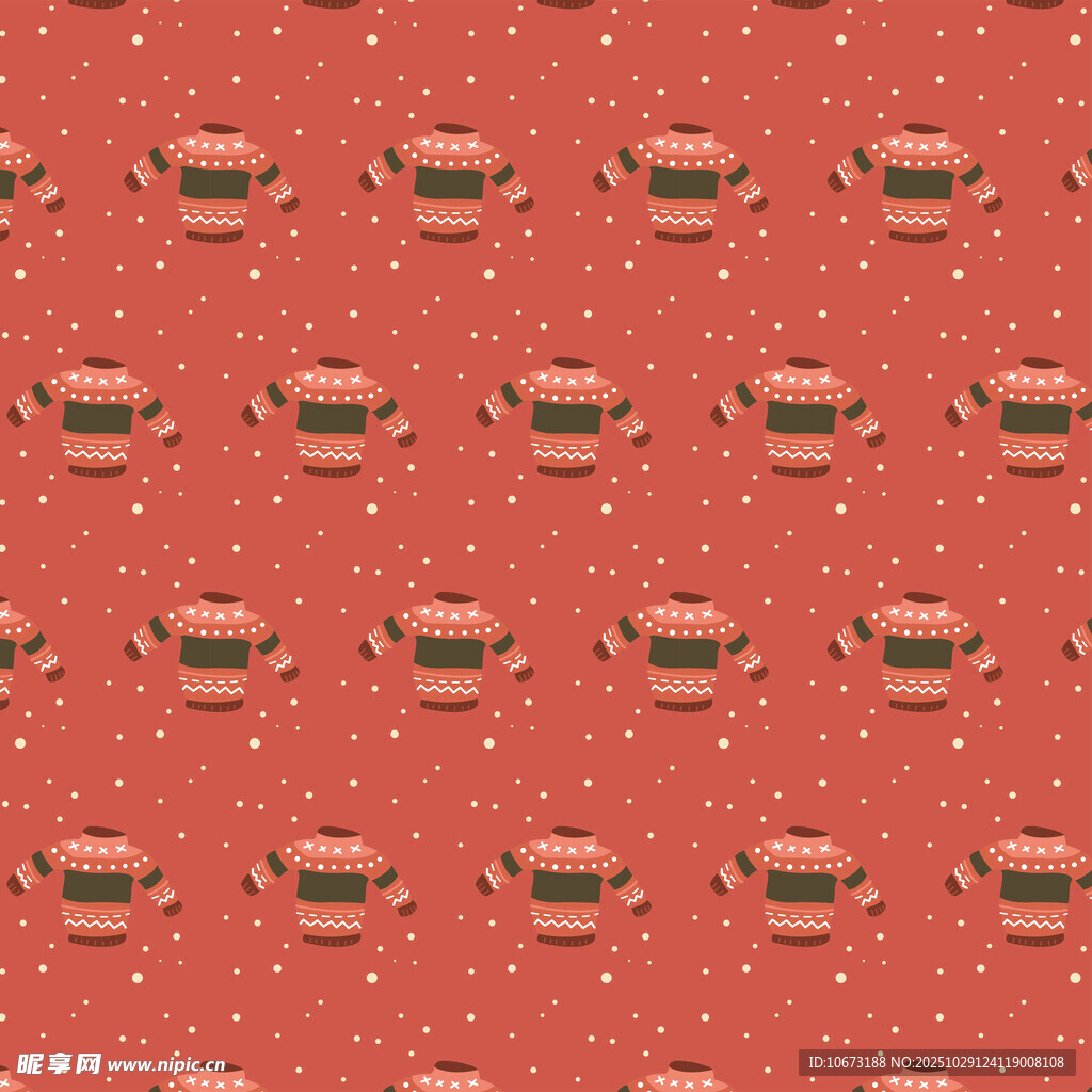 红色机器人图案背景纹理