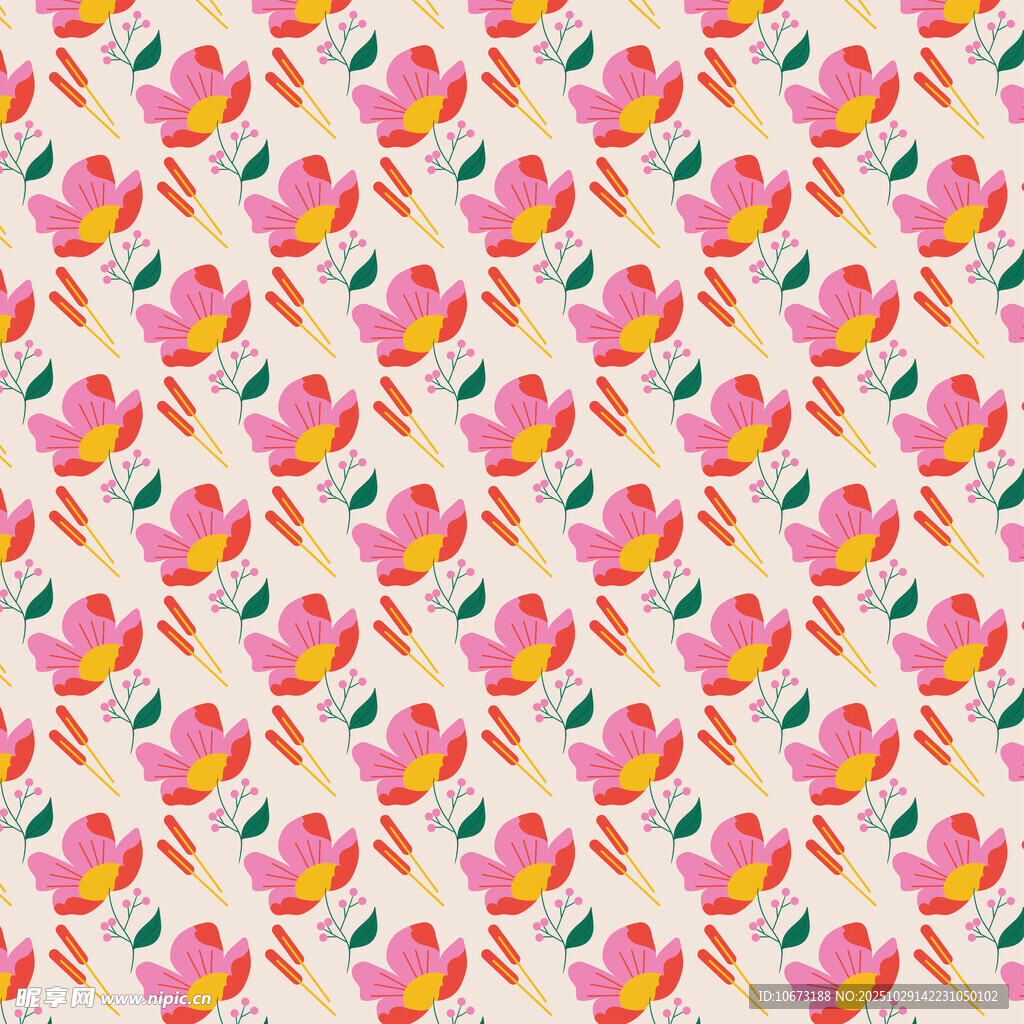 西瓜图案背景纹理设计