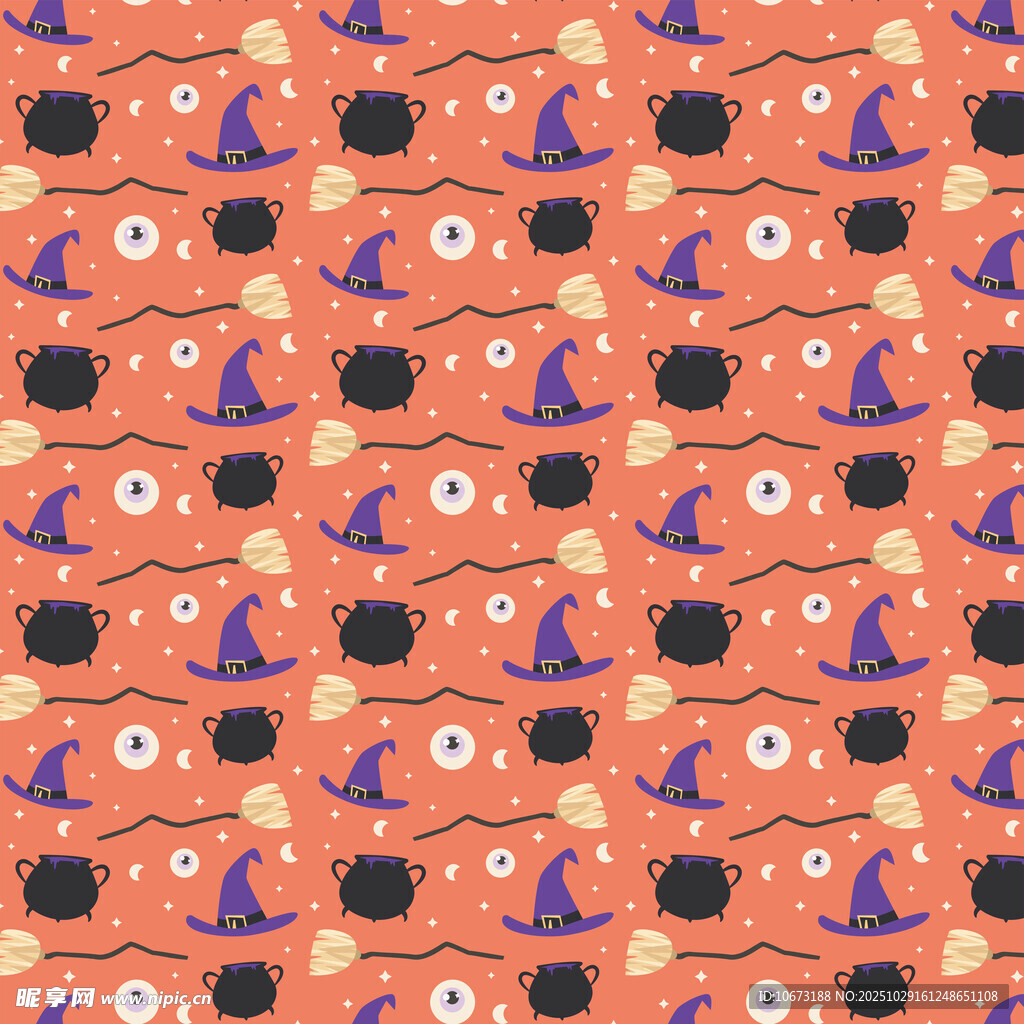 万圣节主题图案背景