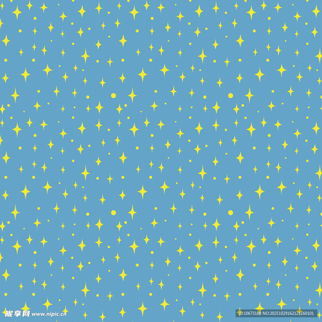 蓝色底点缀黄色小点背景