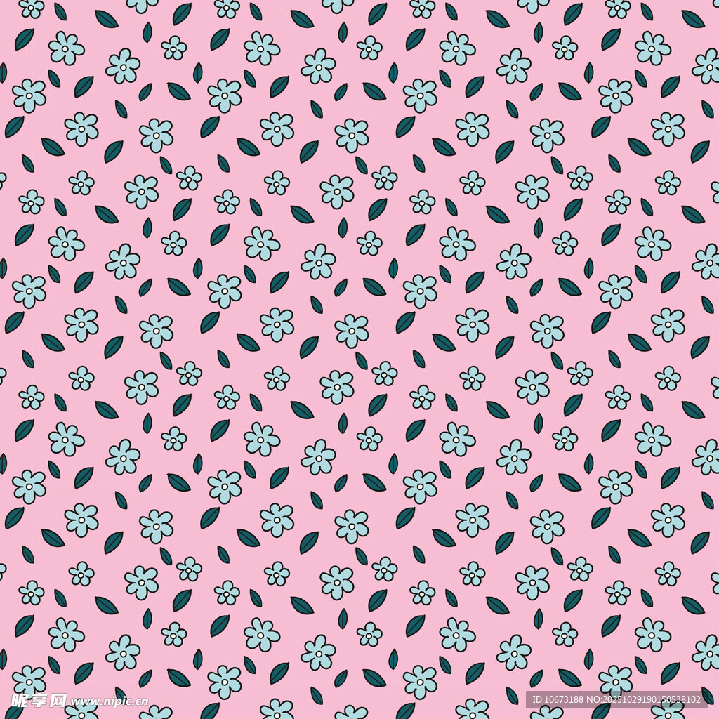 粉色花卉图案背景纹理