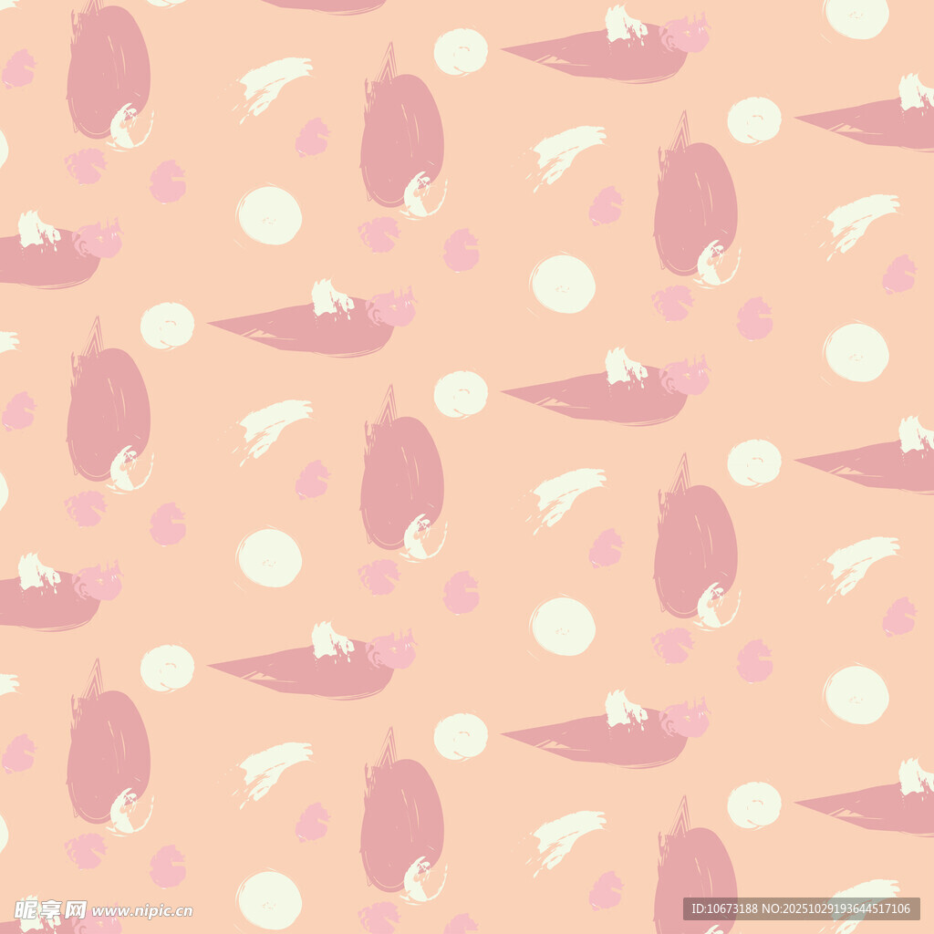 粉色系卡通图案背景纹理