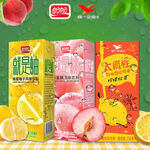 美味果汁饮料组合展示