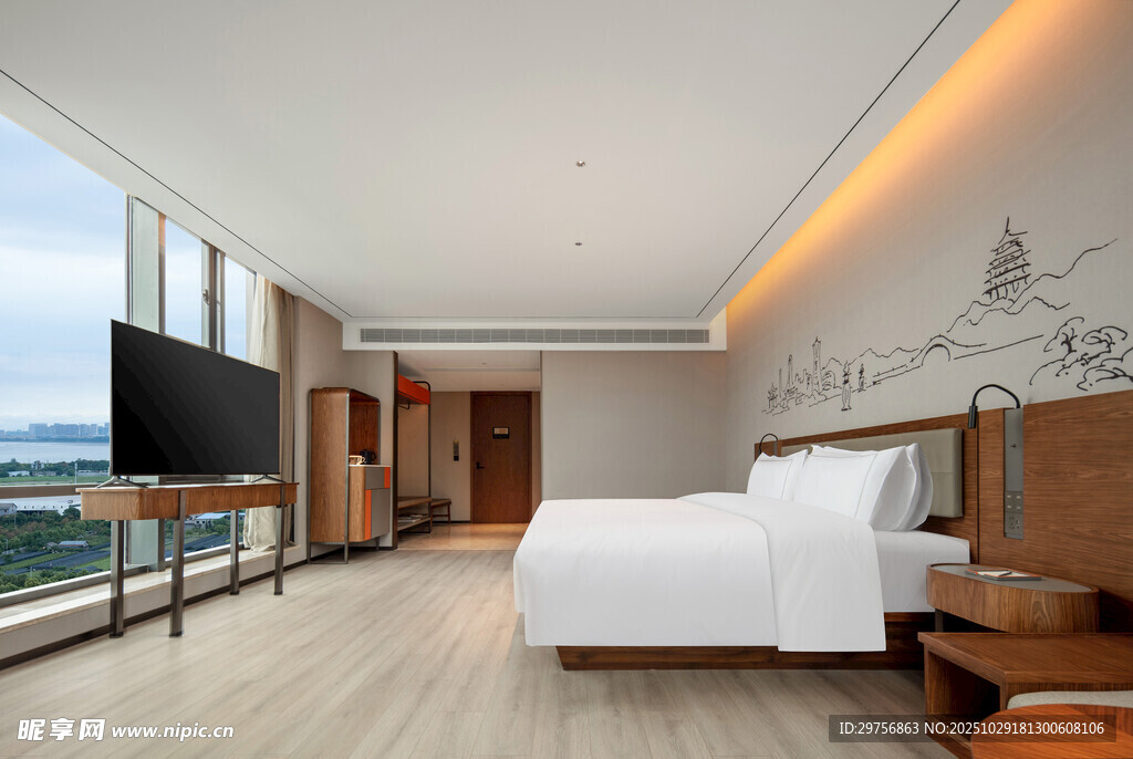 现代简约风豪华观景客房