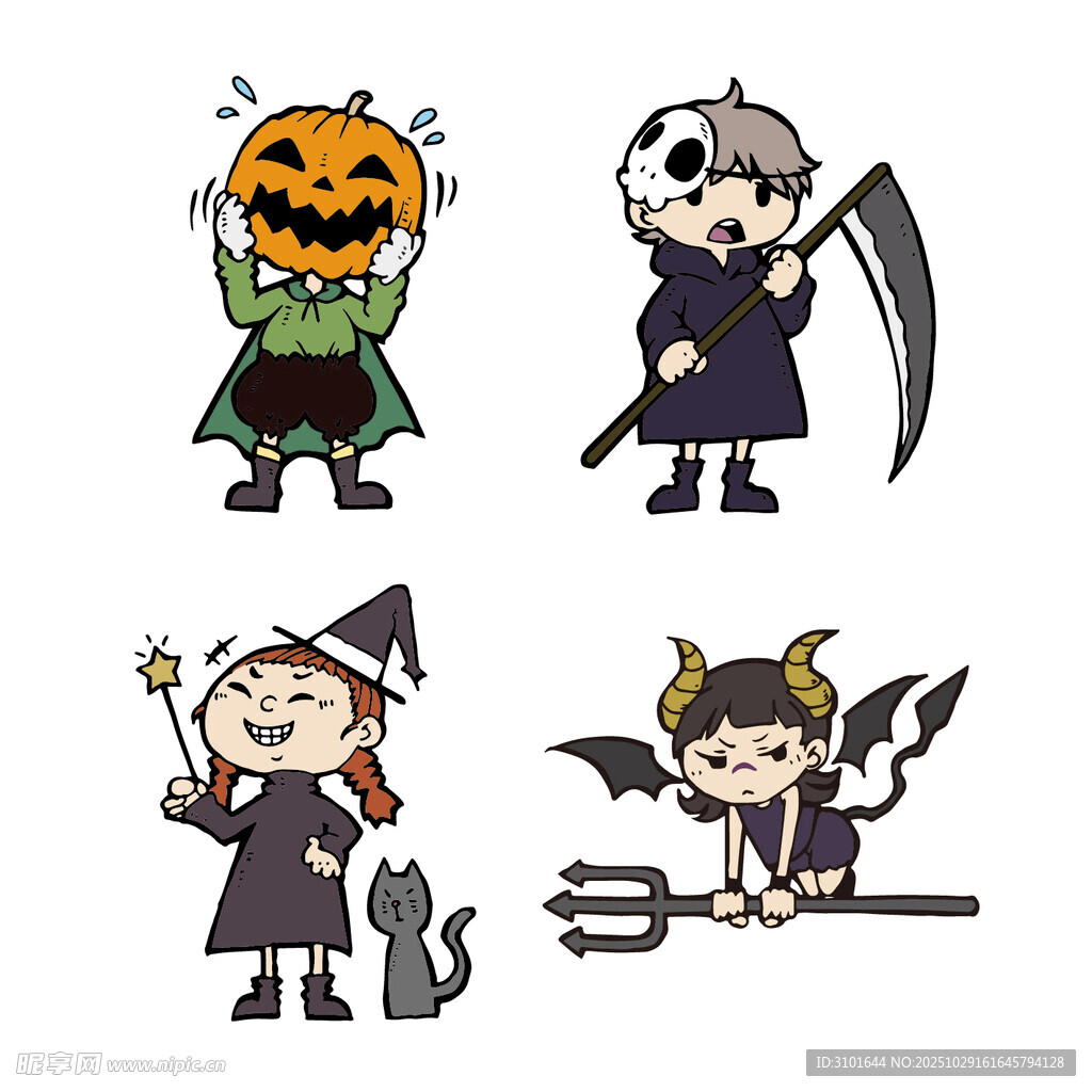 万圣节卡通人物