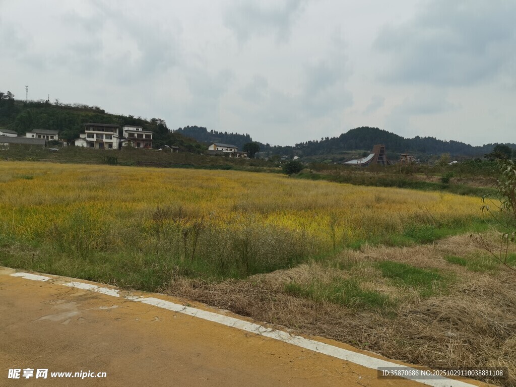 乡村田野风光景色