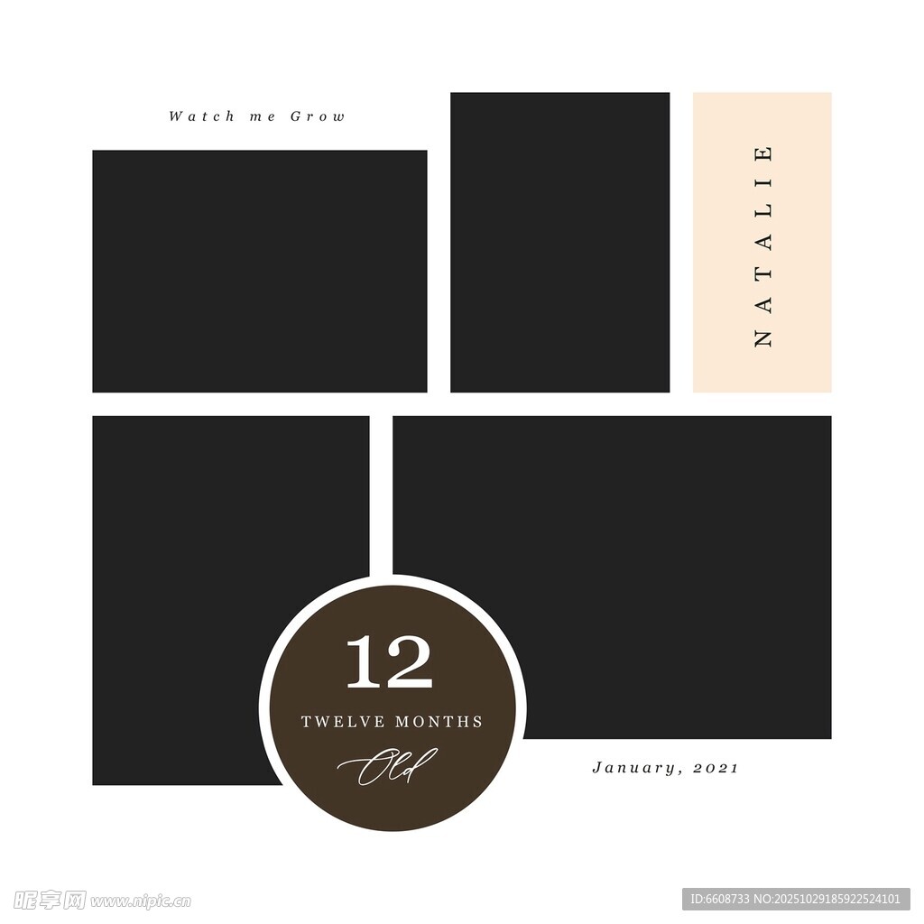 12款黑色简约名片模板